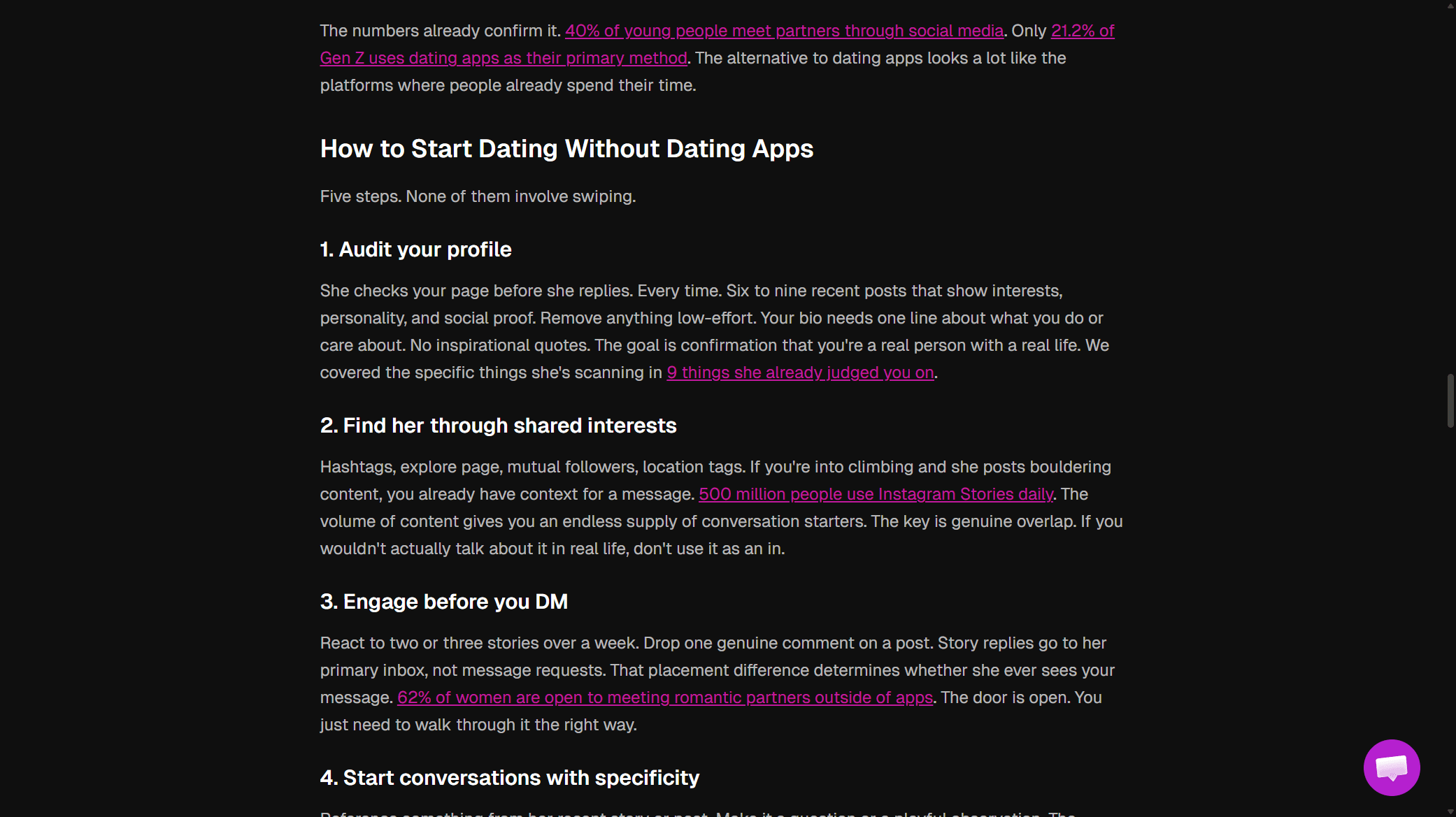 Blog Posts without memes