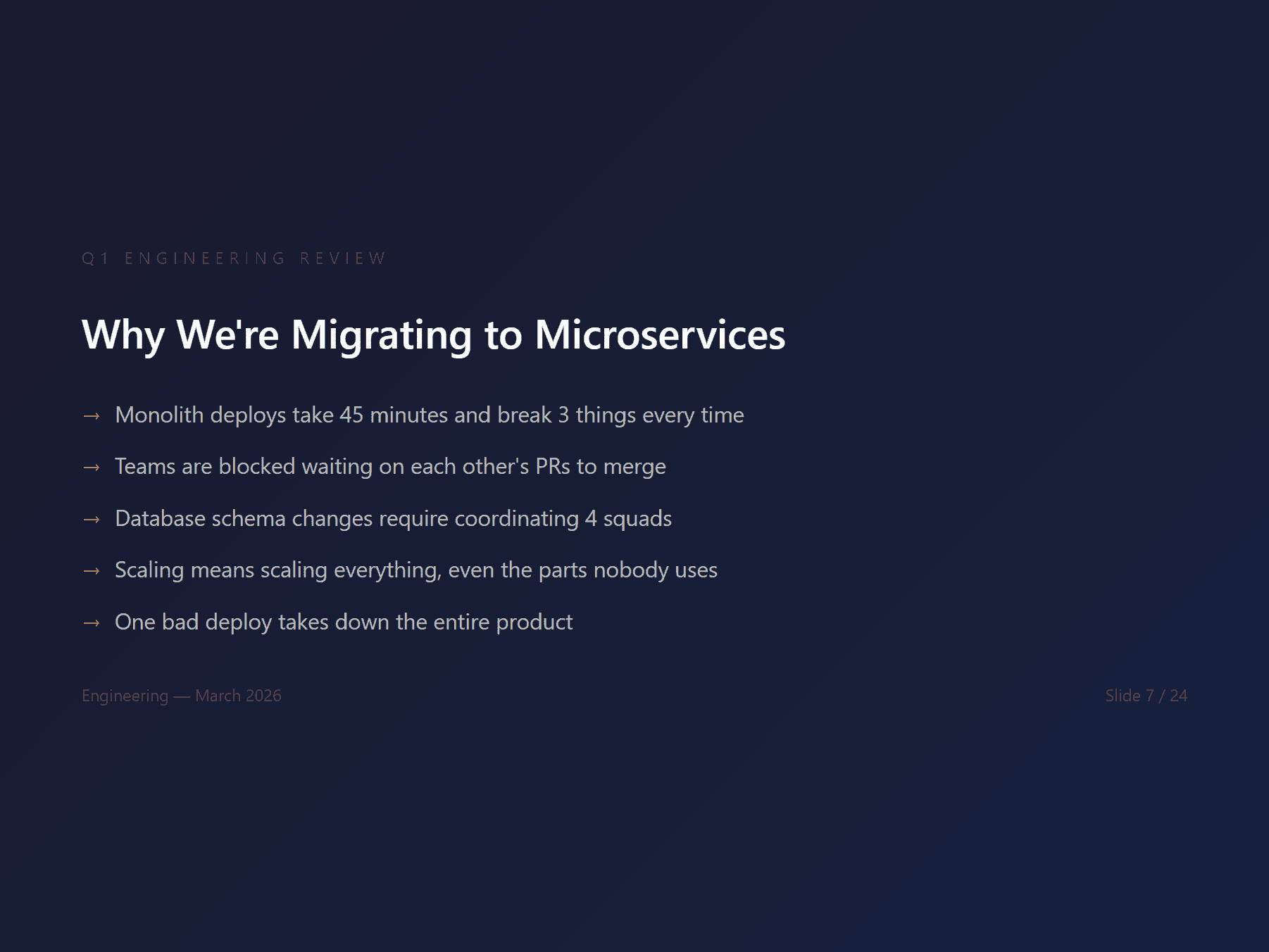 Presentations without memes