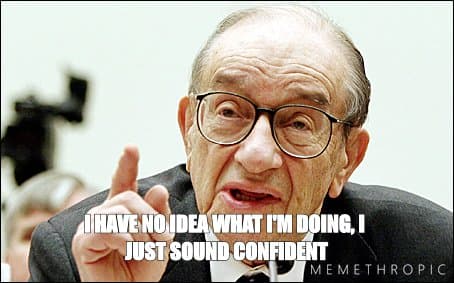Alan Greenspan meme template