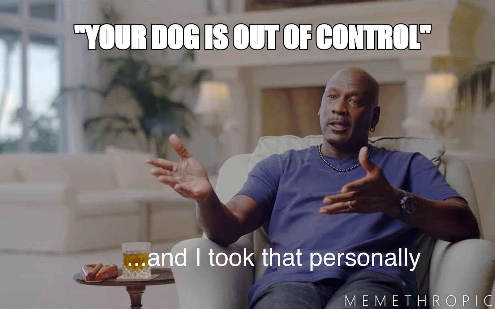 And I Took That Personally meme template