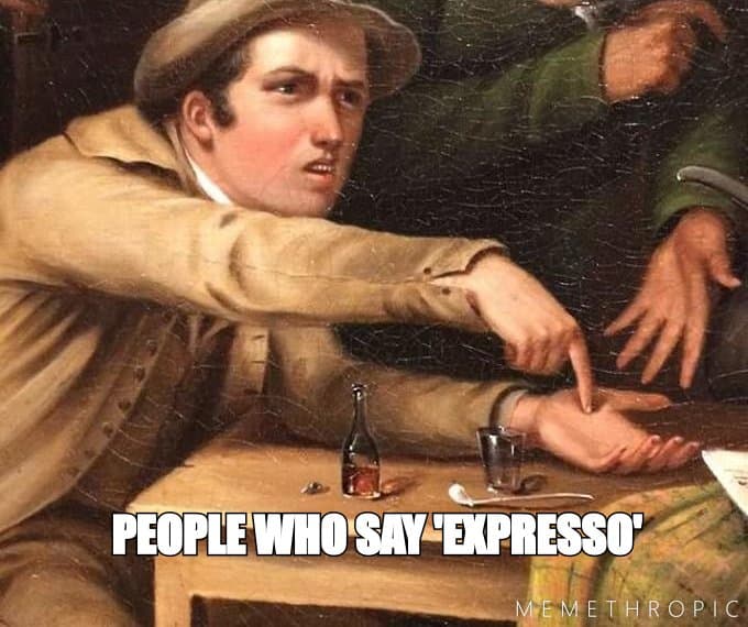 Angry Man Pointing At Hand meme template