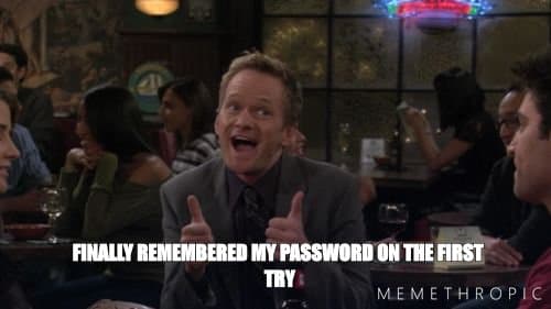 Barney Stinson Win meme template