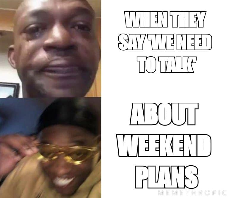 Black Guy Crying And Black Guy Laughing meme template